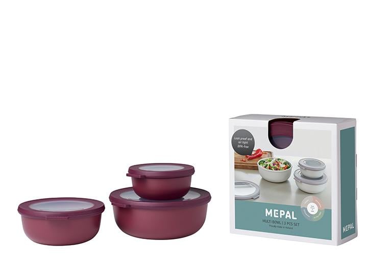 Mepal Set Cirqula Round 3 Parça Saklama Kabı