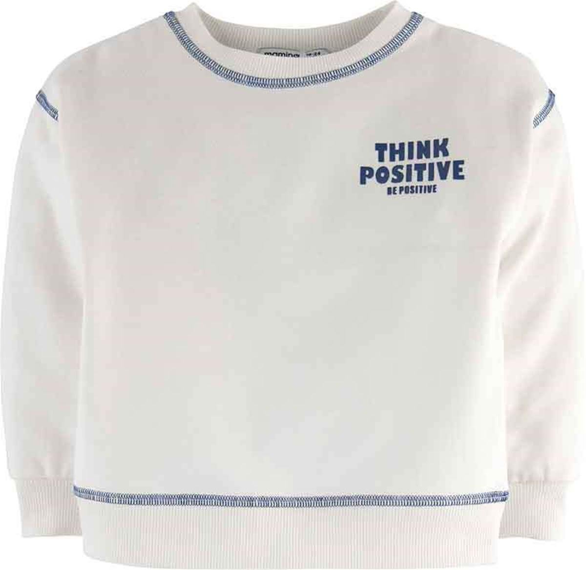 Yazı Baskılı Sweatshirt 16105