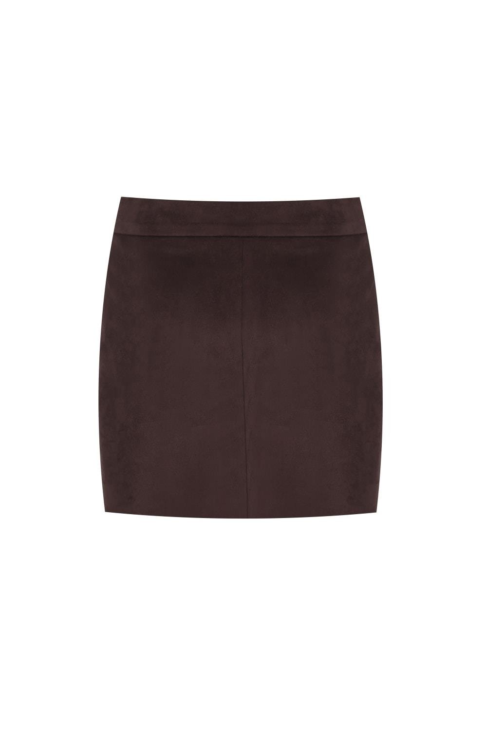 MOCHA MINI SKIRT
