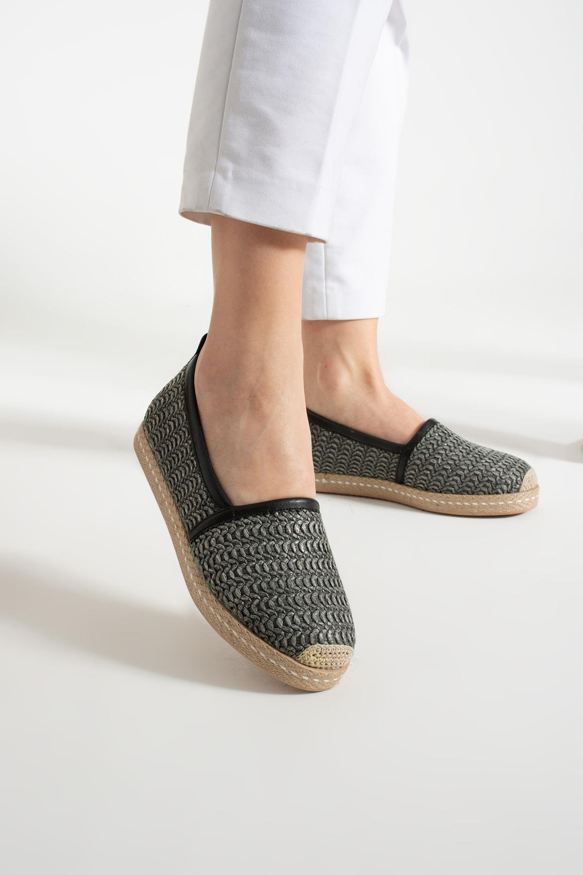 Kadın Hasır Taban Espadril
