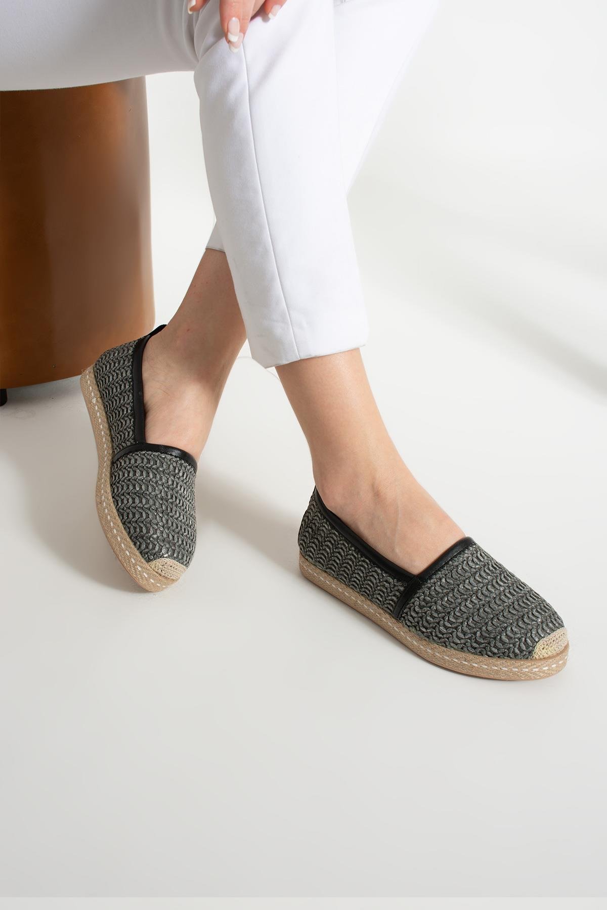 Kadın Hasır Taban Espadril