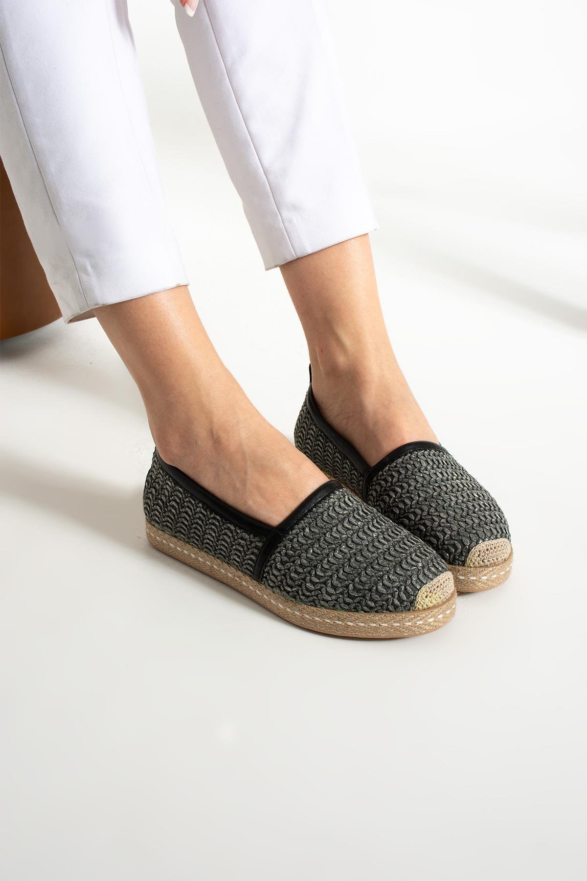 Kadın Hasır Taban Espadril