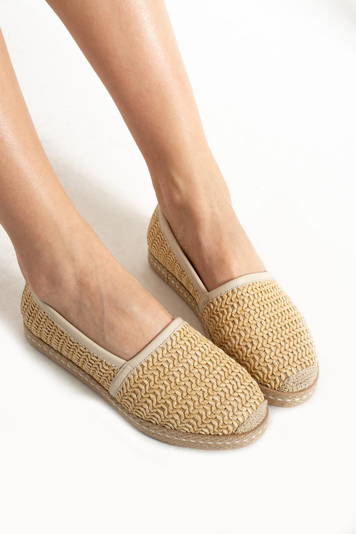 Kadın Hasır Taban Espadril
