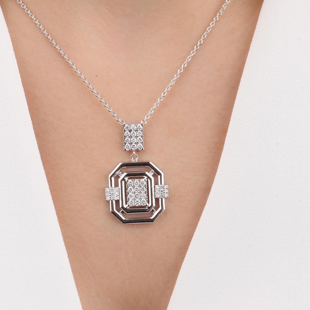 Pırlanta Tasarım Kolye 1,06 Karat
