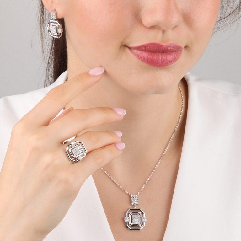 Pırlanta Tasarım Kolye 1,06 Karat