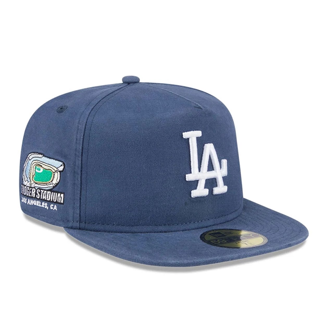 New Era LA Dodgers Championship Side Flag Dark Blue 59FIFTY A-Frame