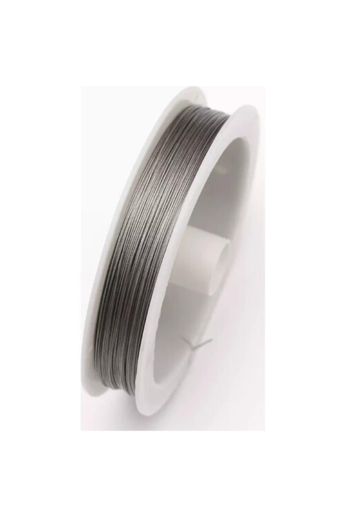 0,60 Mm Çelik Tel (1 Bobin ), Boncuk Hayalet Teli Takı Malzemesi Teli