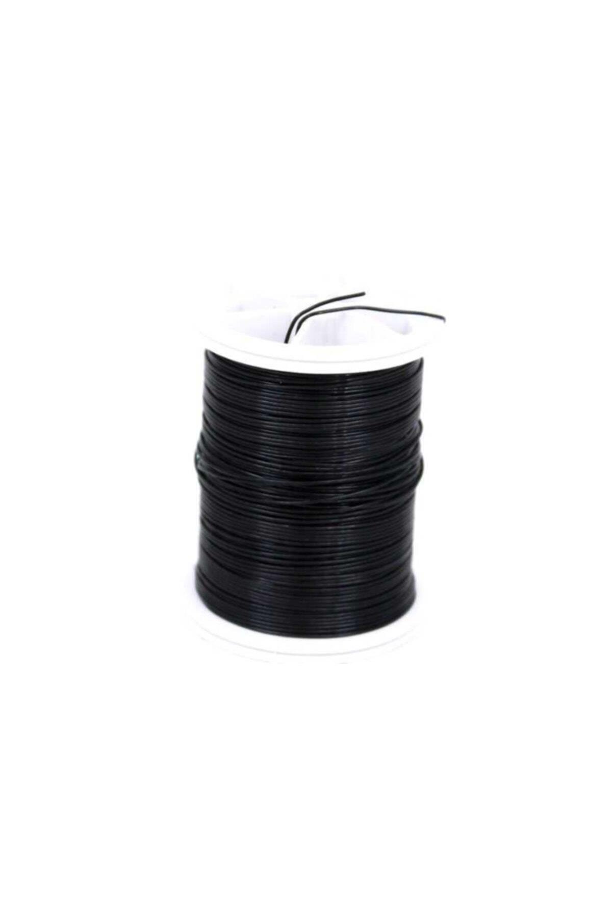 Bakır Çiçek Teli, Siyah Renk Kalınlık : 0.60 mm