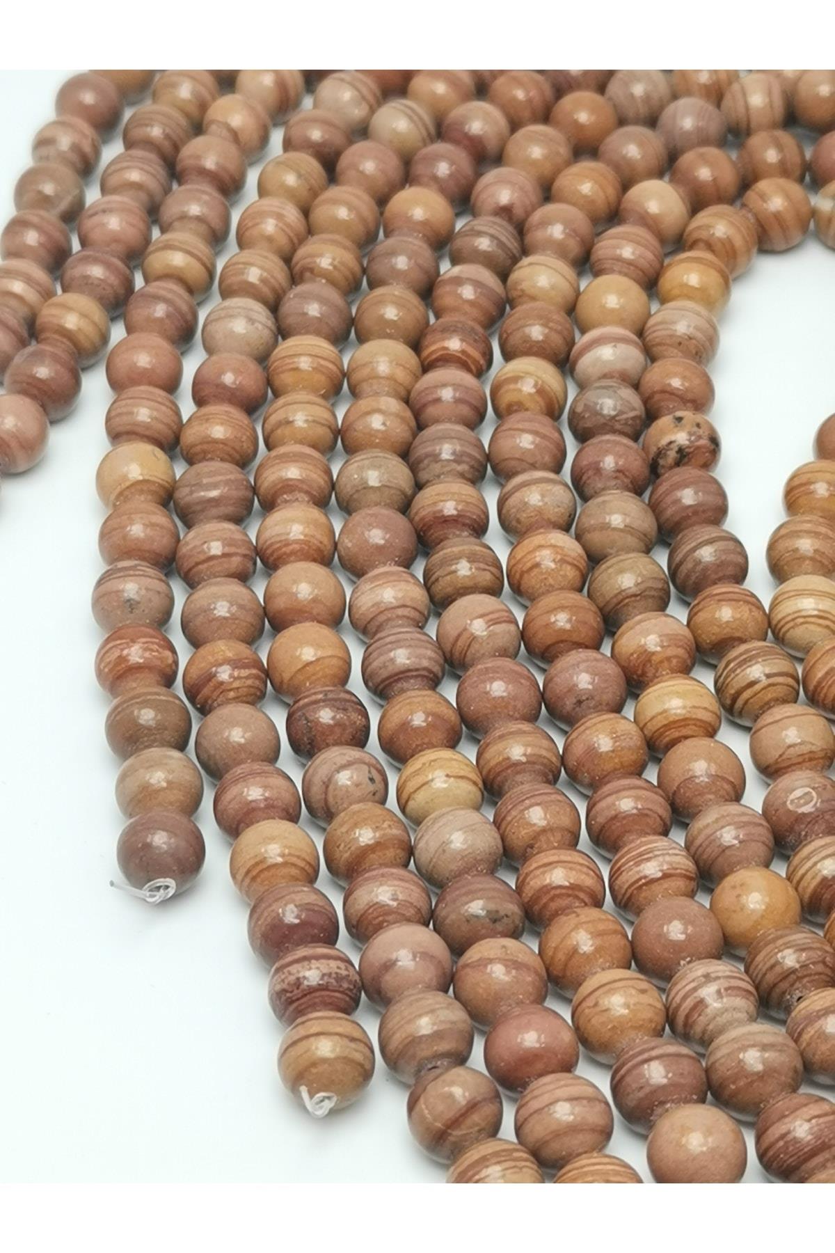 Kahve Ceyt Doğal Taş Dizisi 8mm