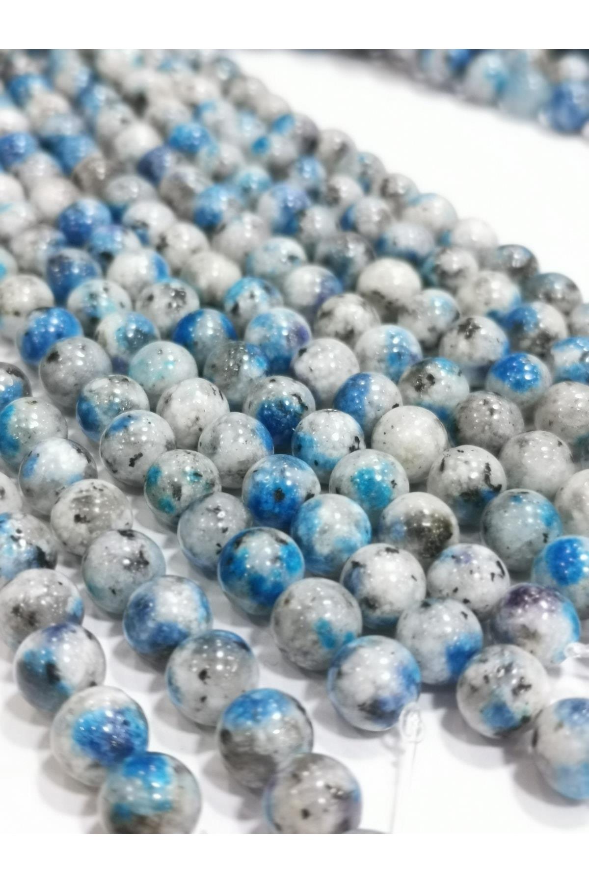 Raindrop Azurit Doğal Taş Dizisi 8 Mm Doğaltaş