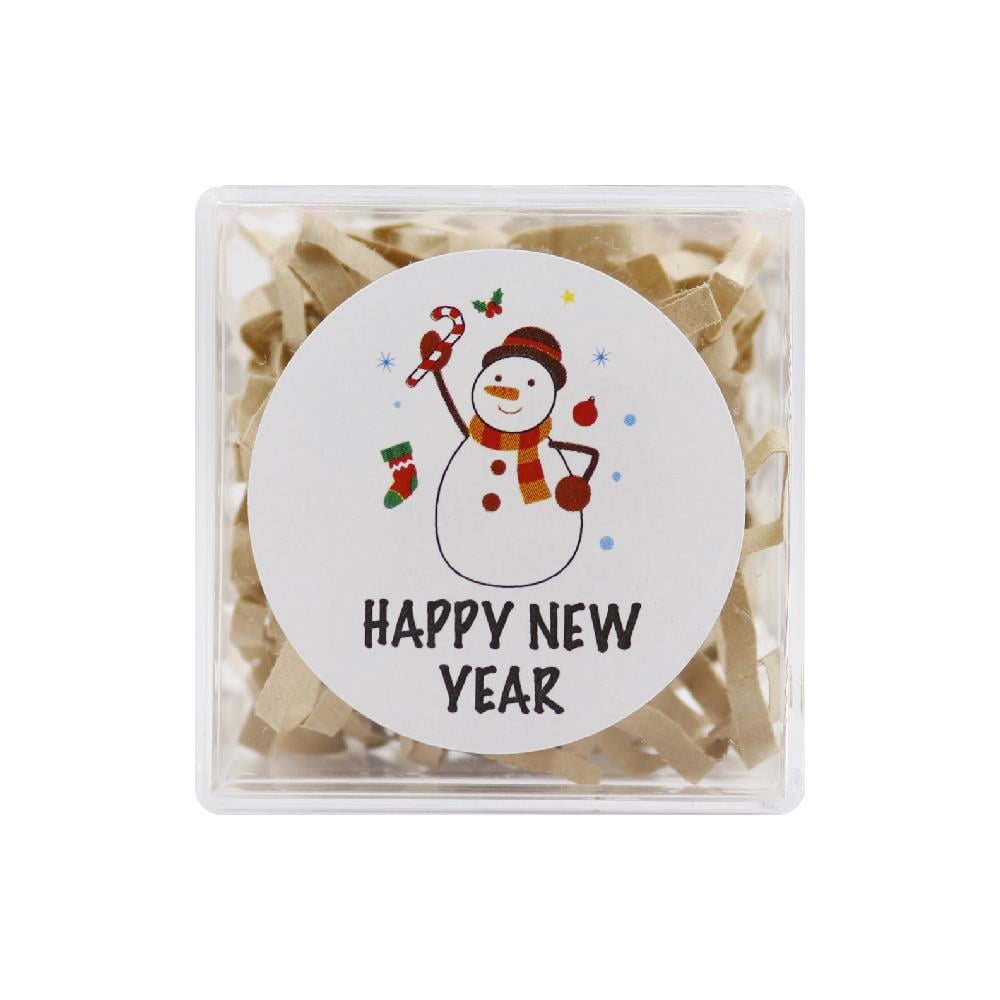 4 CM Happy New Year Baskılı Etiket No:17