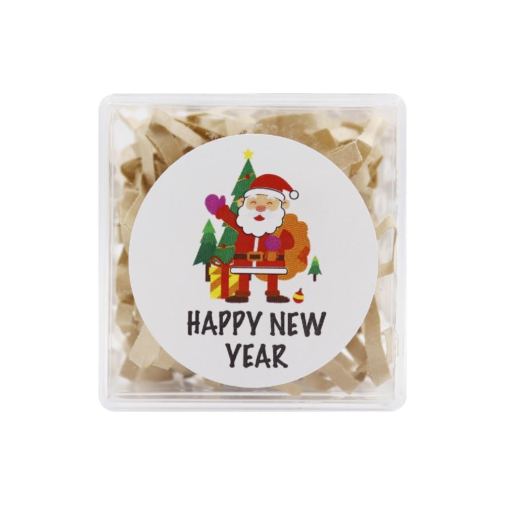 4 CM Happy New Year Baskılı Etiket No:15