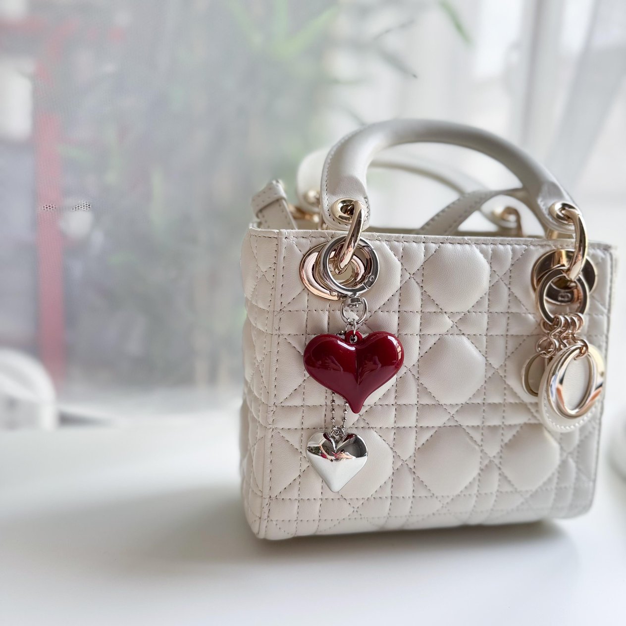 Kalp Charm Çanta Aksesuarı