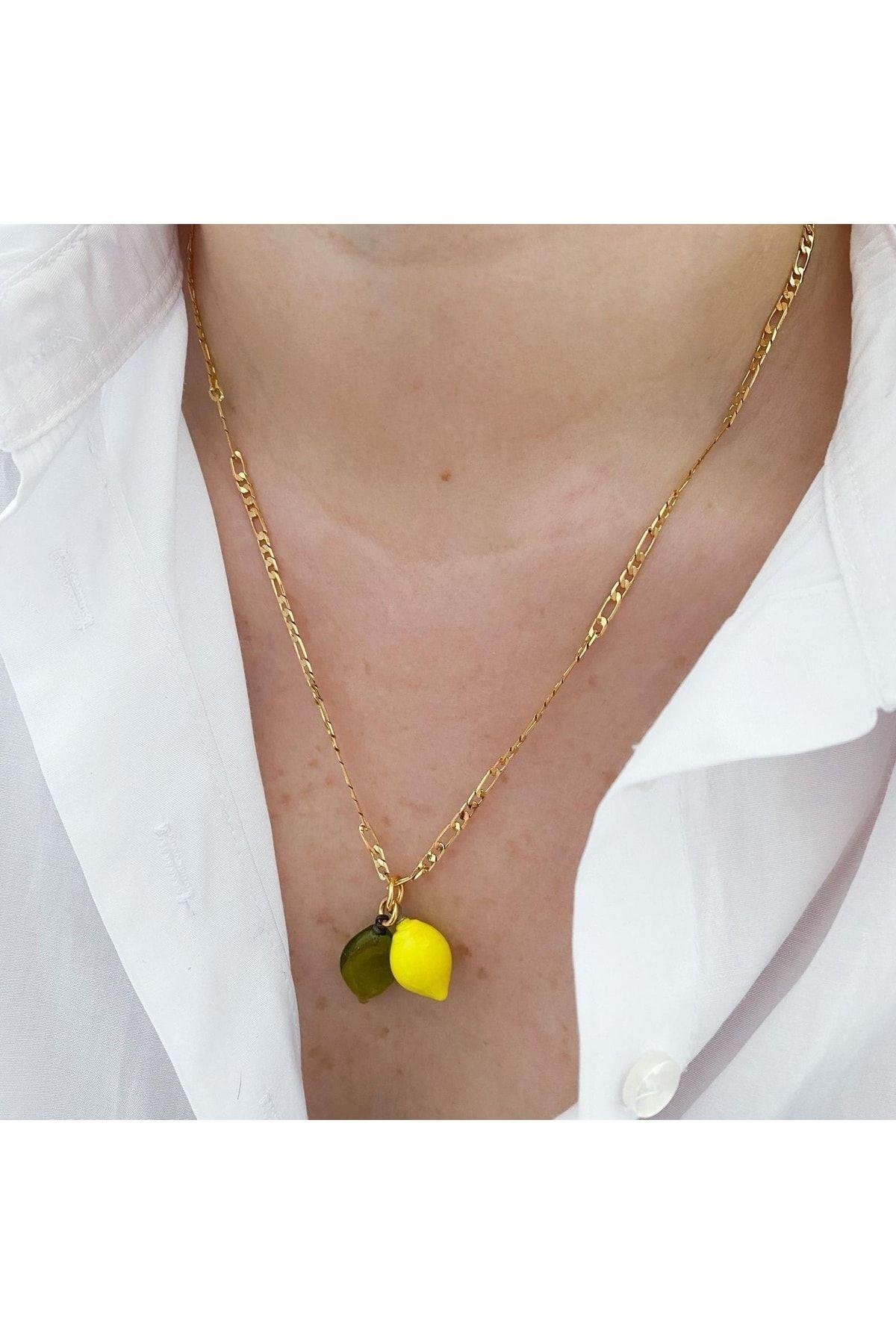 Murano Limon Kolye