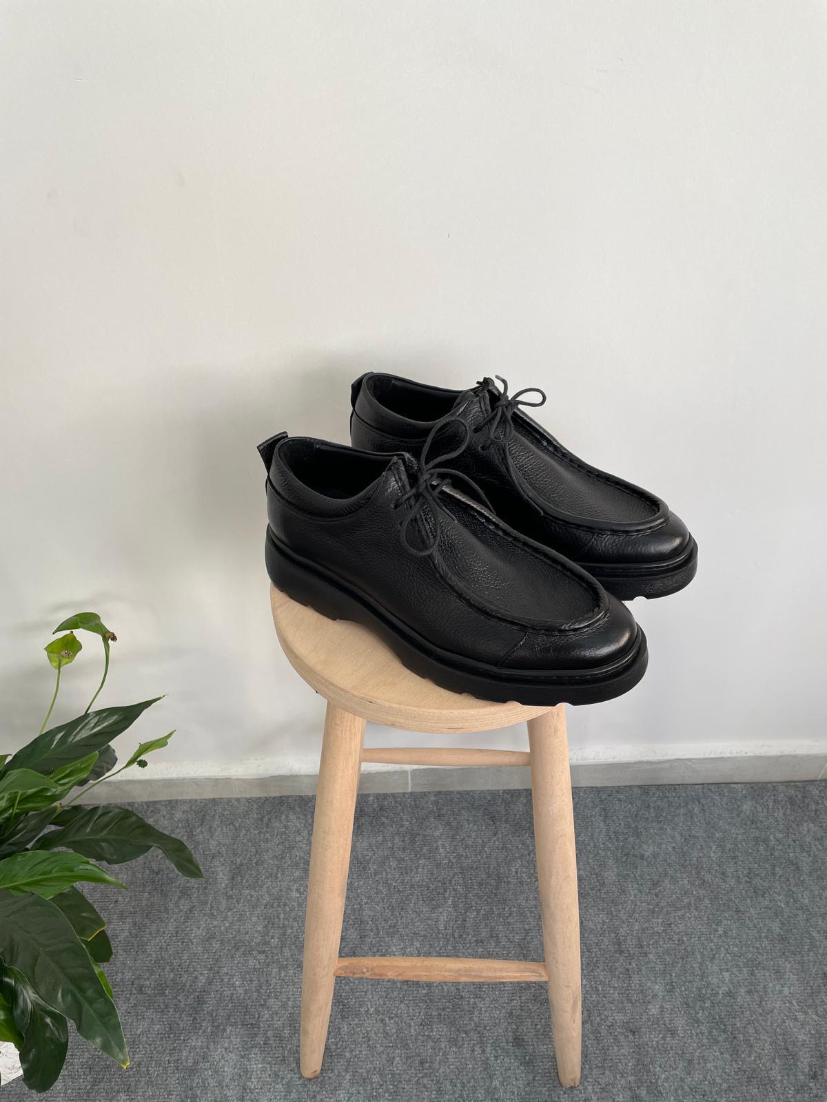 AGAH ERKEK Siyah Casual Floter Ayakkabı