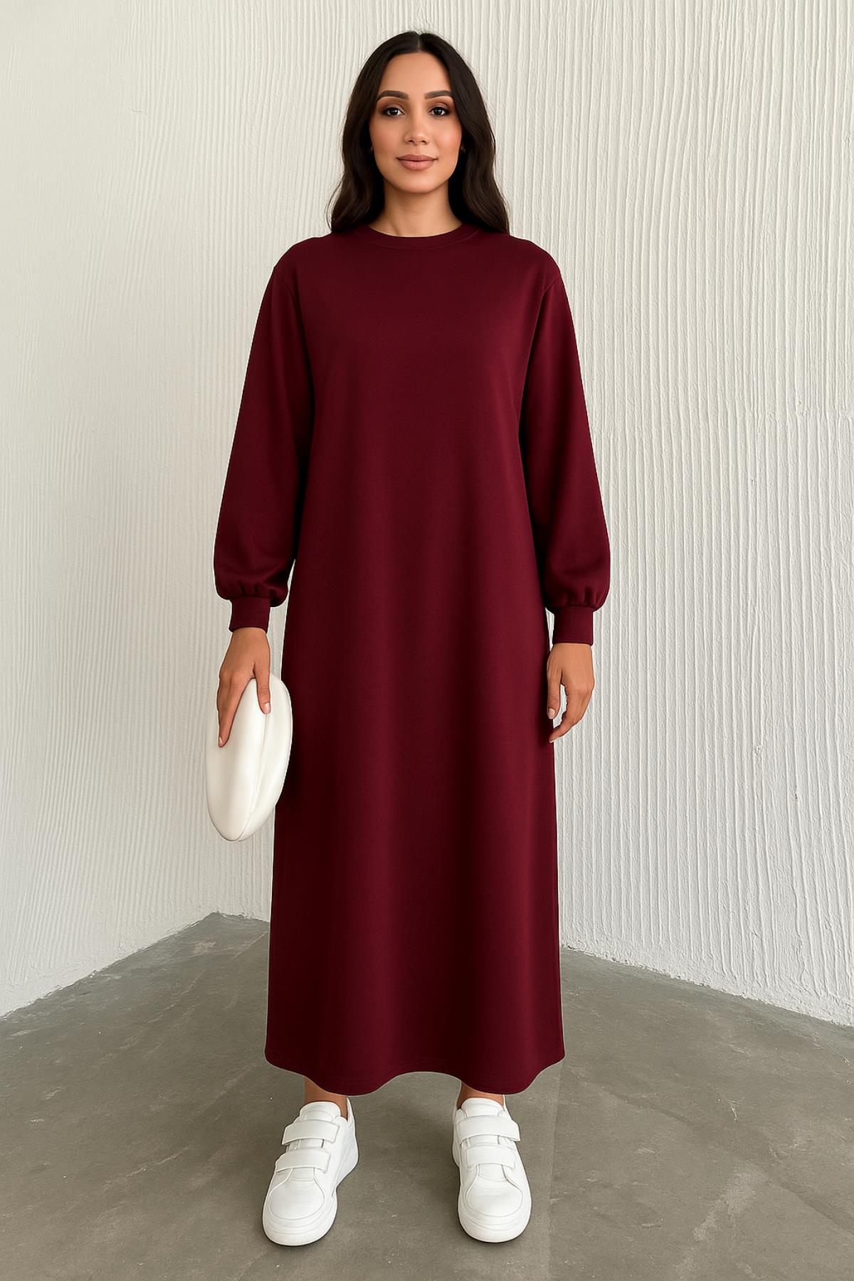 Örme Kumaş Basic ElbiseKADIN ELBİSE