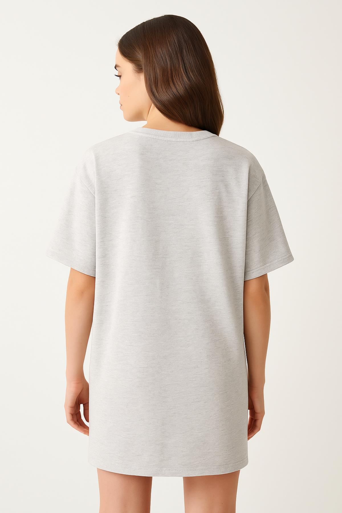 Rakam Baskılı TshirtKADIN T-SHİRT
