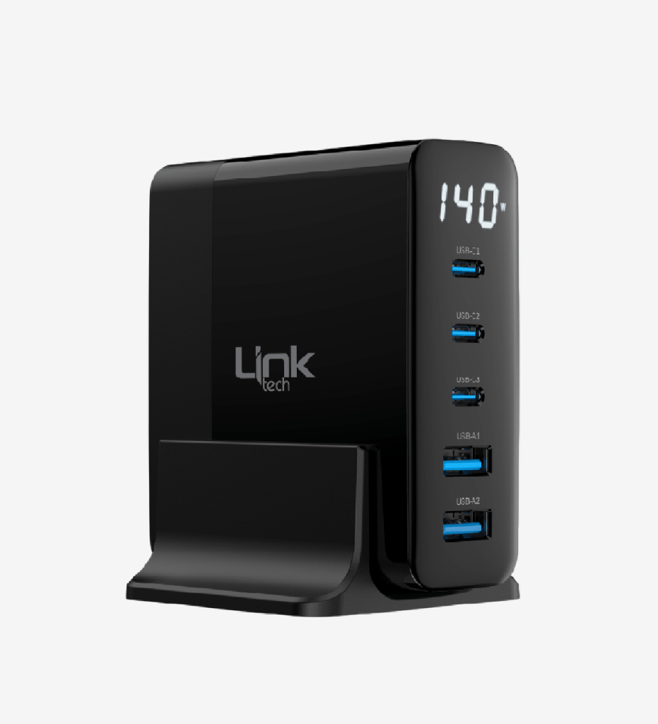 LINKTECH G862 140W 5 ÇIKIŞLI GAN ADAPTÖR