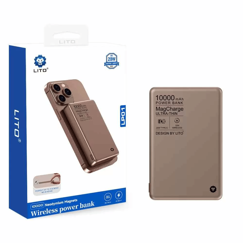LİTO LP01 15W 10000mAh MAGSAFE POWERBANK