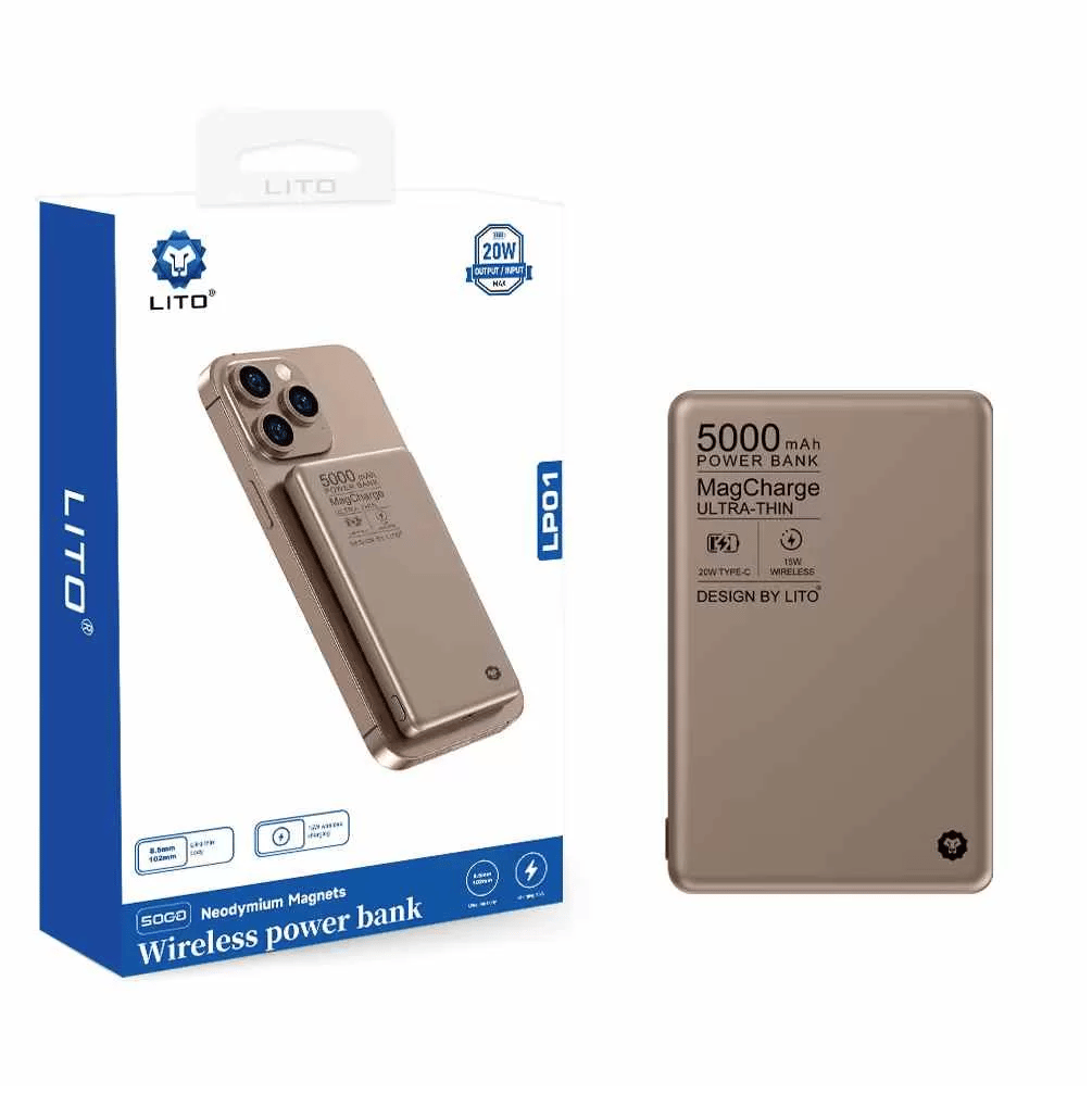 LİTO LP01 5000mAh MAGSAFE POWERBANK