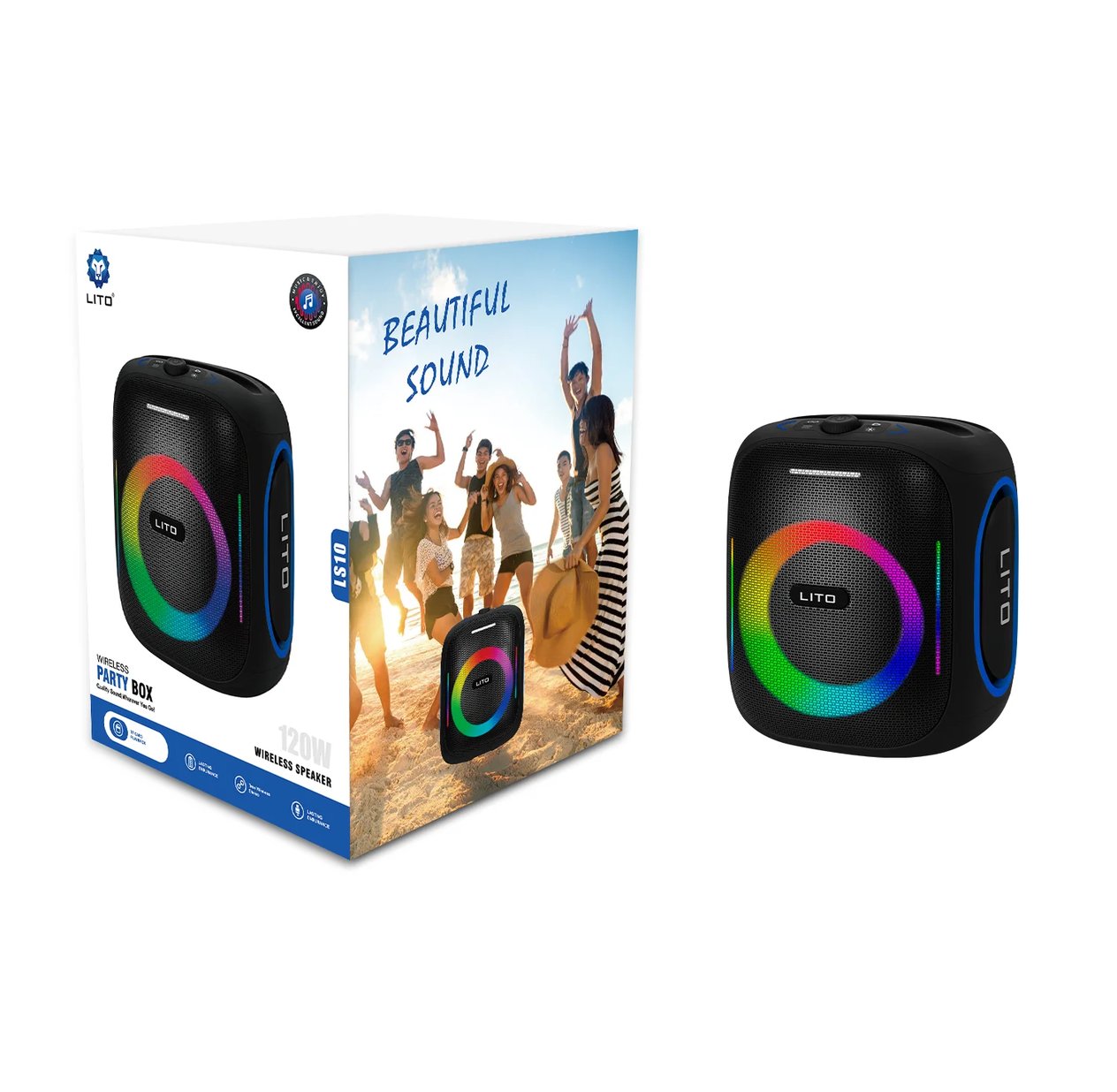 LİTO LS10 BLUETOOTH SPEAKER PARTY BOX