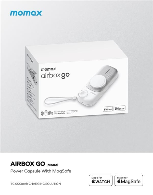 MOMAX AIRBOX GO 3IN1 10000 mAH POWERBANK