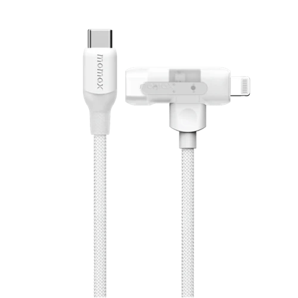 MOMAX FLOW 1.5M  2 IN 1 USB-C & LIGHTNING TO USB-C ŞARJ KABLO 