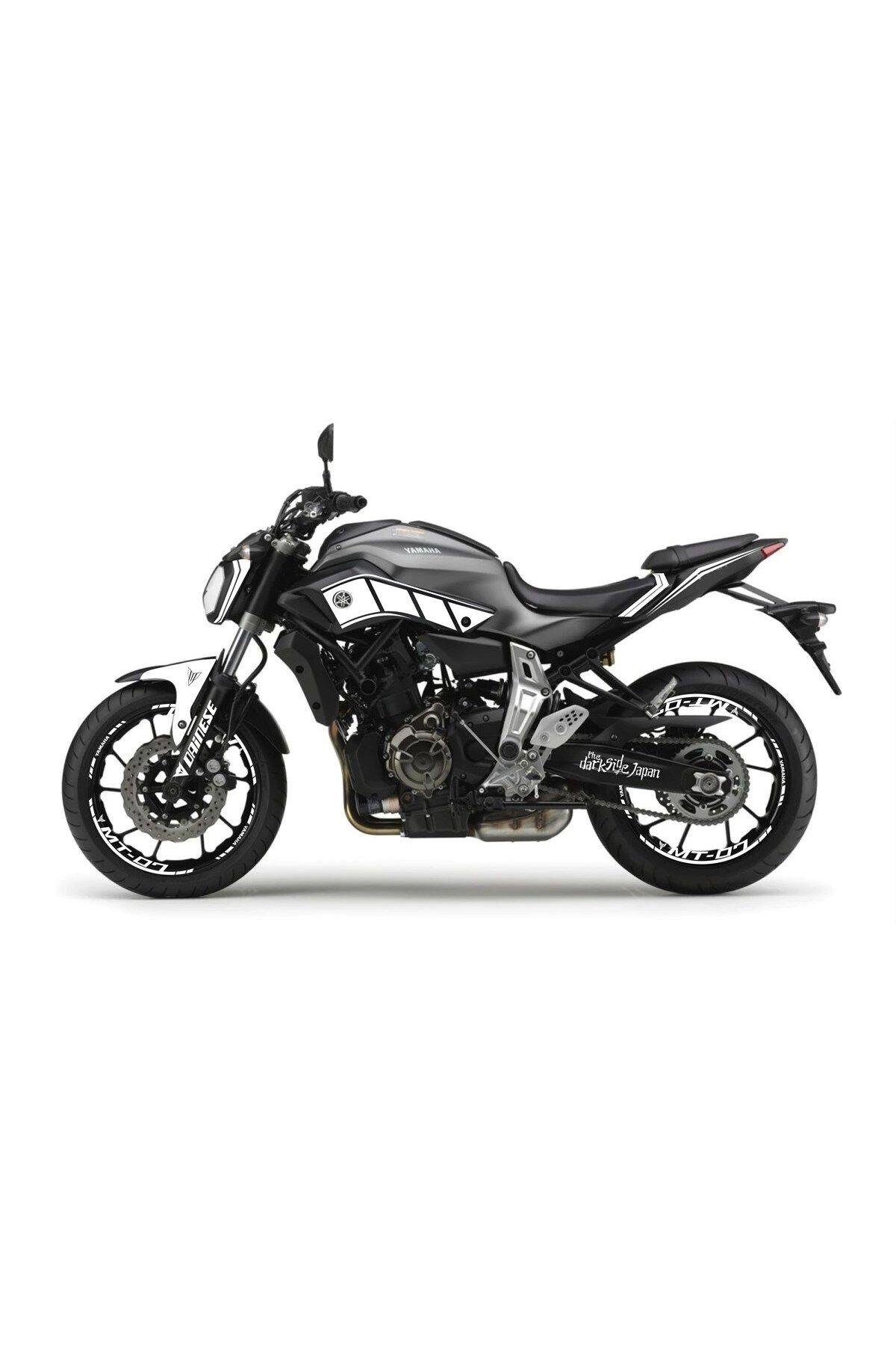 Mt-07 Beyaz Takım Sticker Modeli