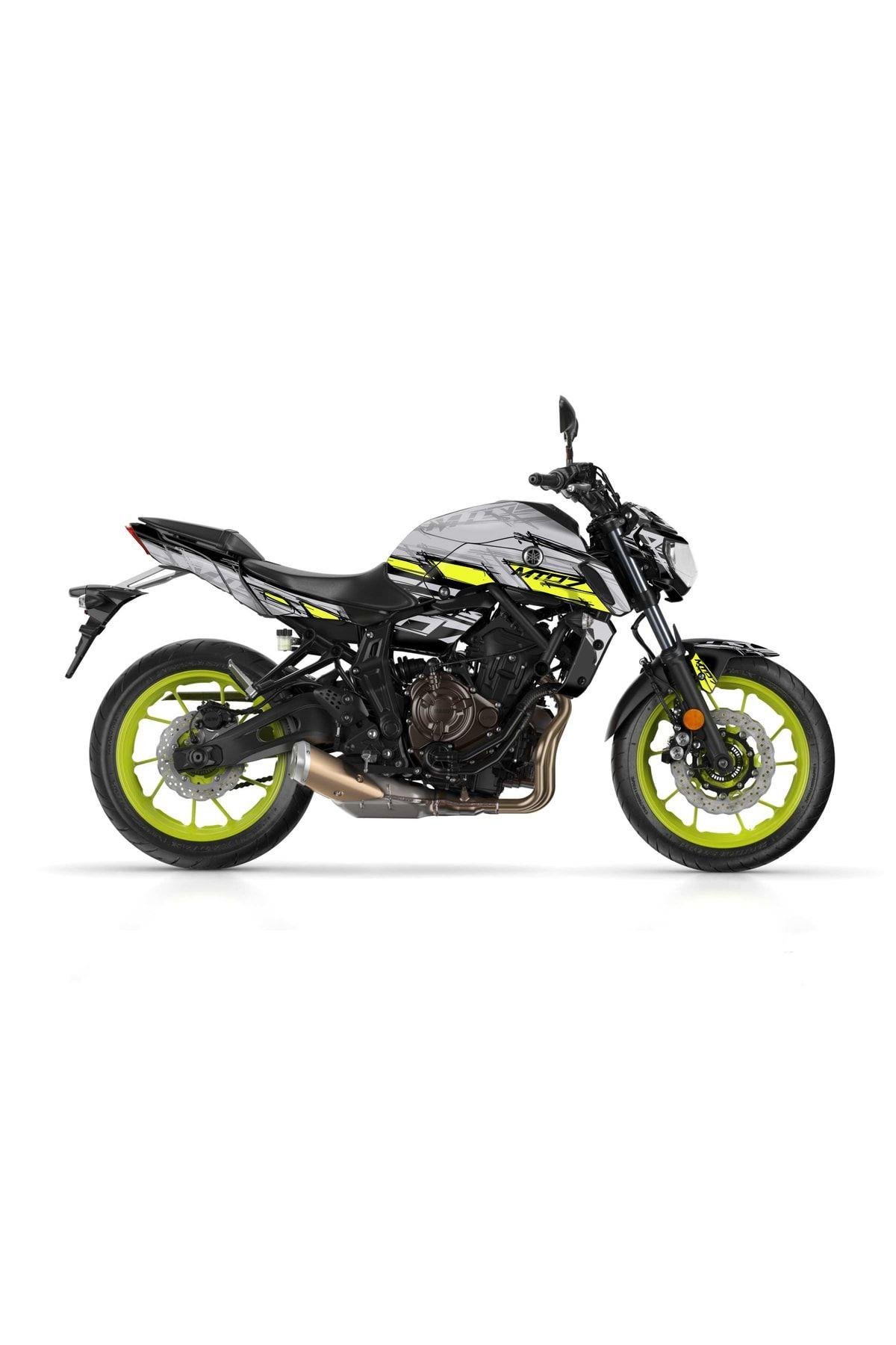 MT 07 GRİ-SARI 2018 - 2019 FULL STİCKER KİT SET