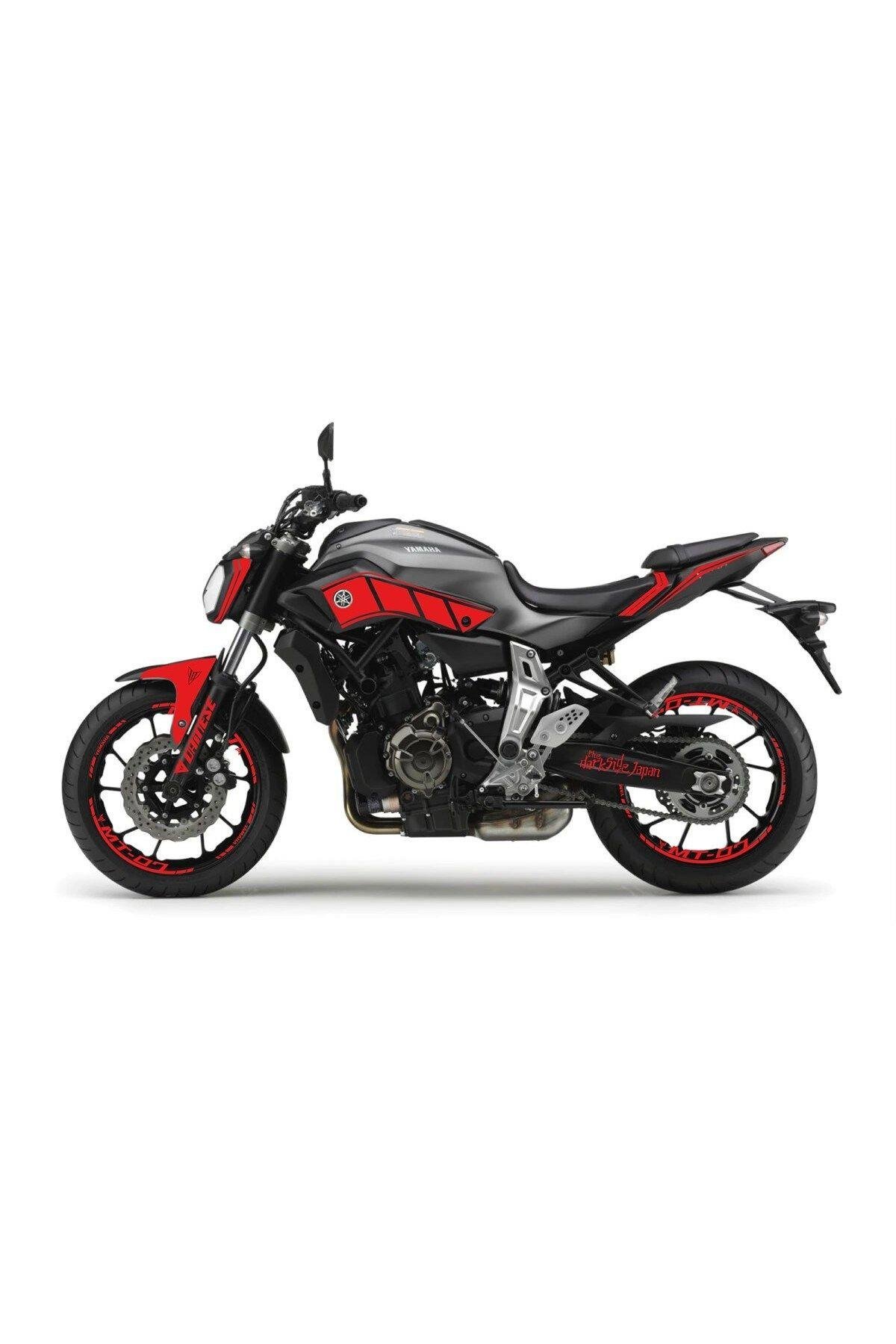 Mt-07 Kırmızı Takım Sticker Modeli