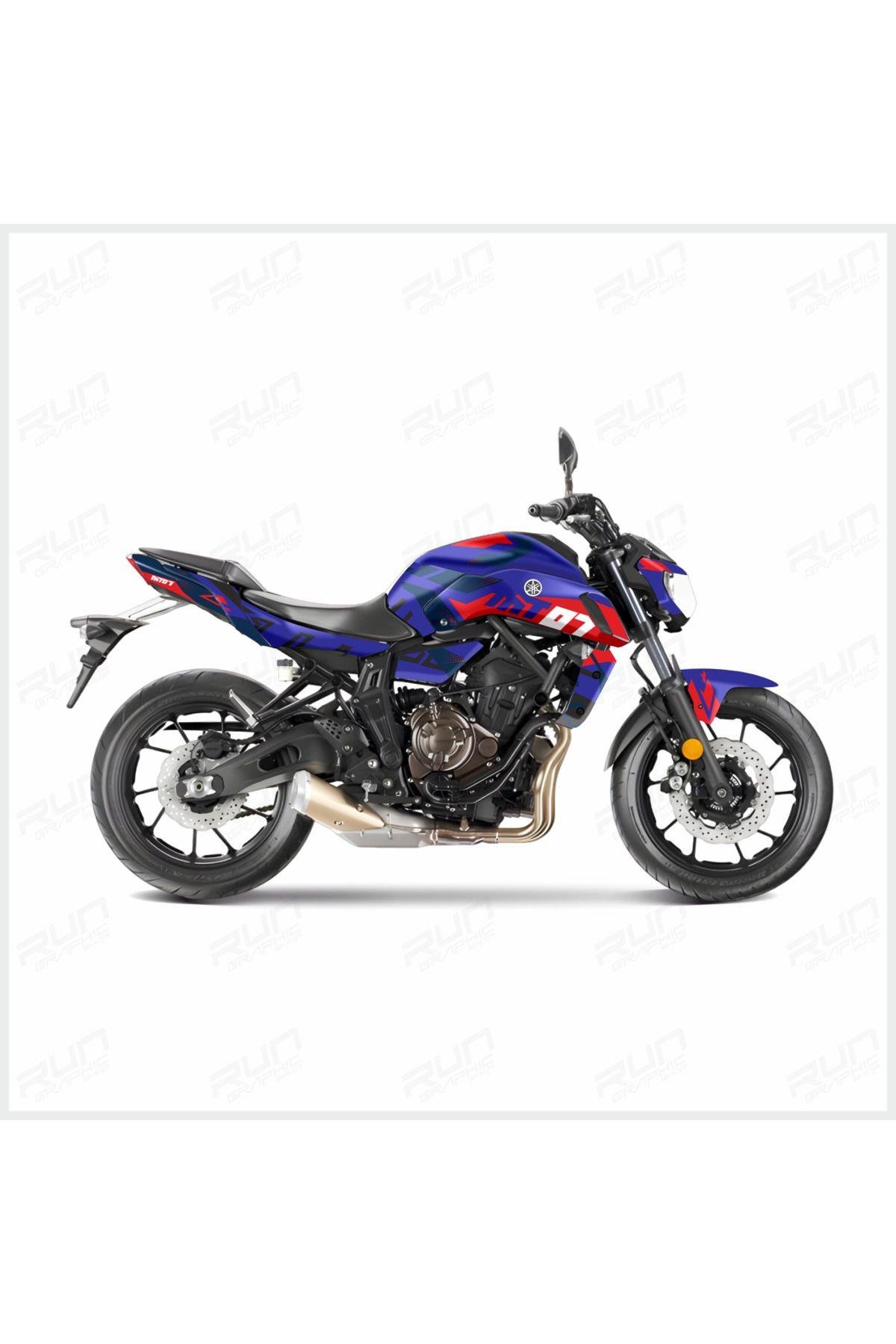 MT 07 OPTIM MAVİ 2018-2019 FULL STİCKER KİT SET