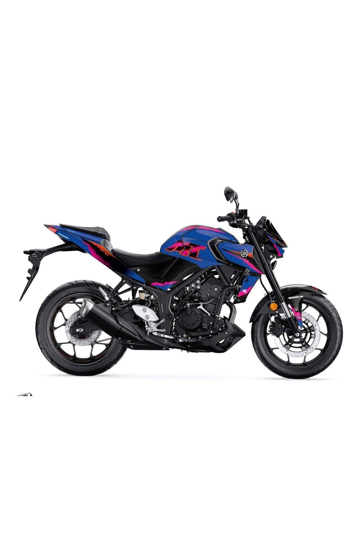 YAMAHA MT 25 2019-2024 MOR-PEMBE STİCKER SET FULL BODY KIT