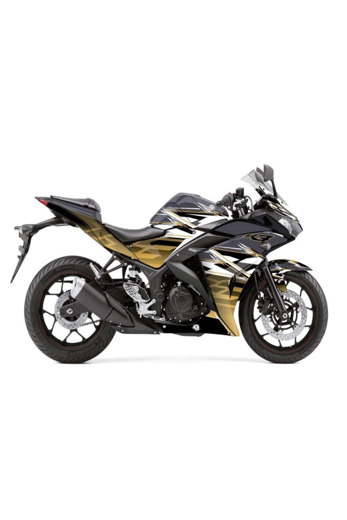 YAMAHA YZF R25 2014-2018 YEŞİL DALGALI FULL KAPLAMA BODY KİT