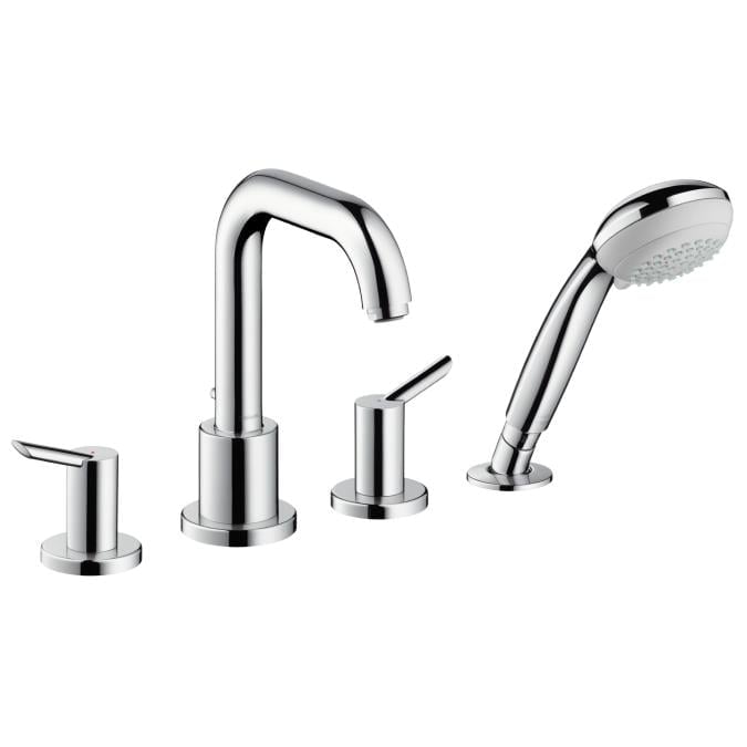 4 Delikli Küvet Kenarı Banyo Bataryası Krom
