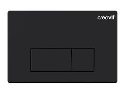 CREAVİT GP8002.01 Arc Mat Siyah Boyalı Kumanda Paneli