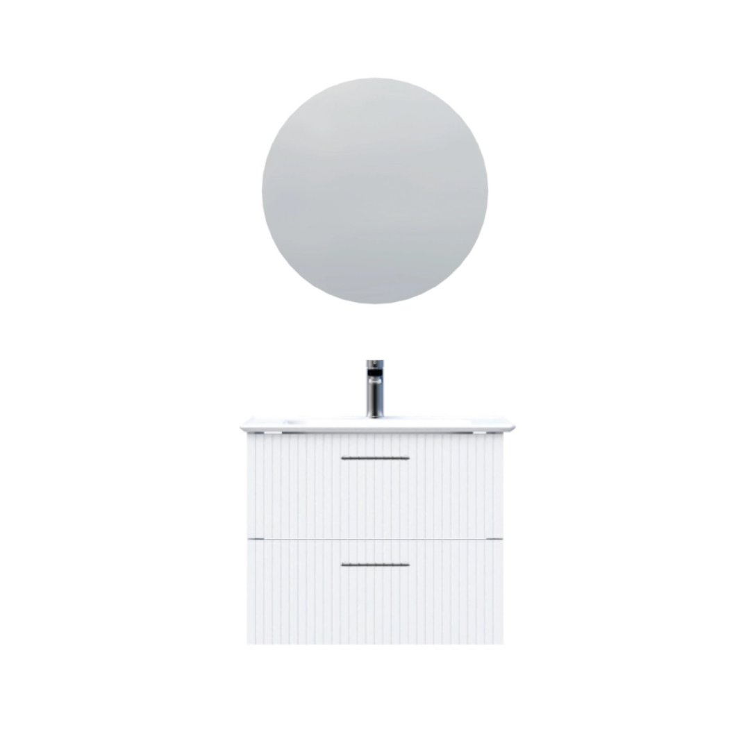 Creavit E10 Lake Kapaklı Erine Lavabolu Banyo Takmı 65 cm