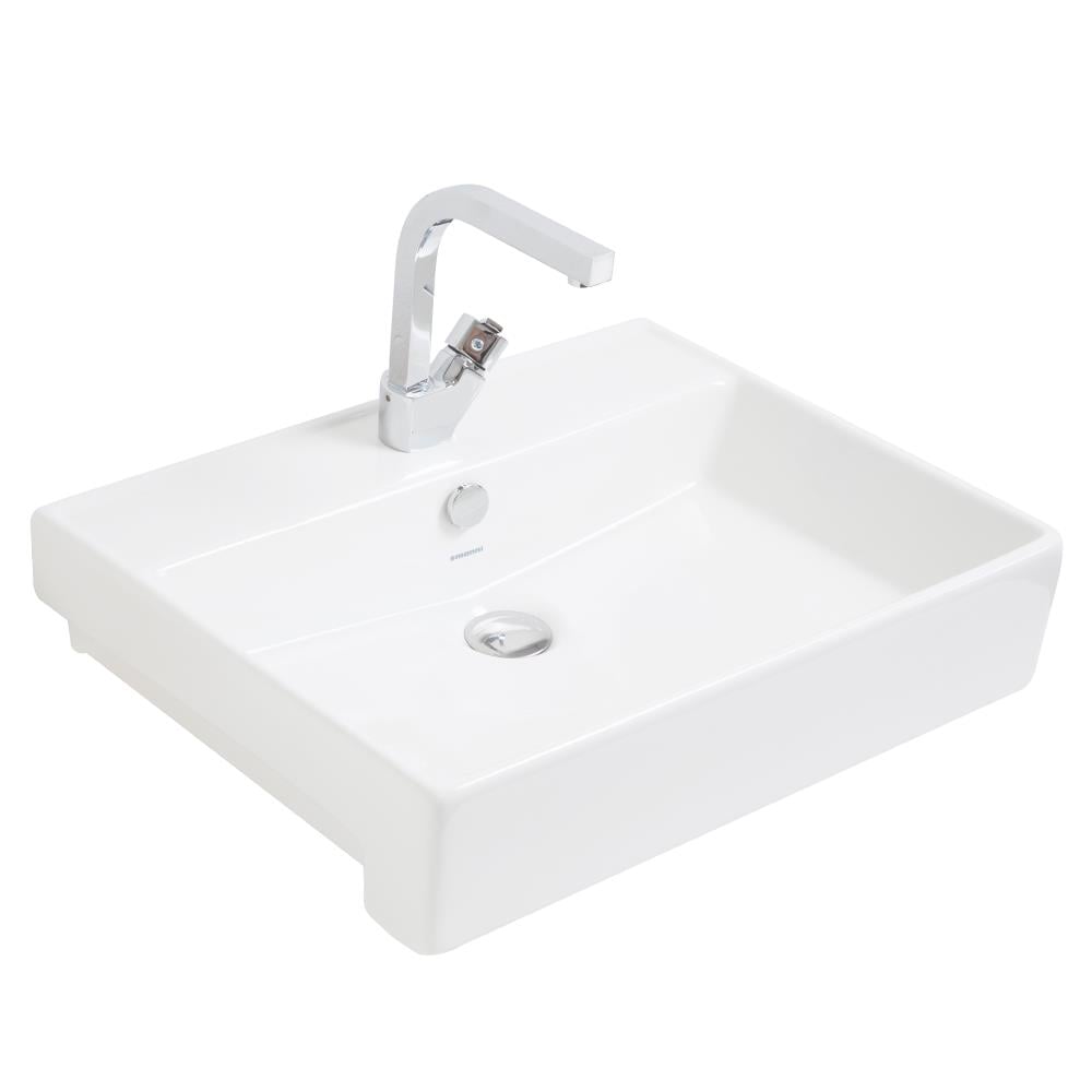 Kastra YT 60x46 cm Yarım Tezgah Lavabo Mat Latte