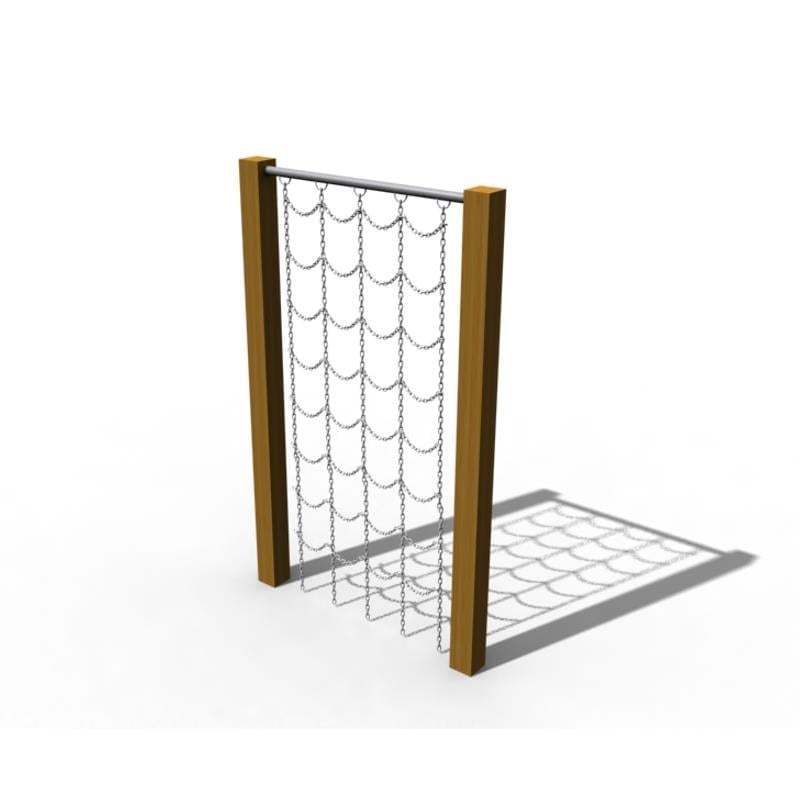 Vertical Chain Climb FW03 – Outdoor Wooden Fitness Equipment