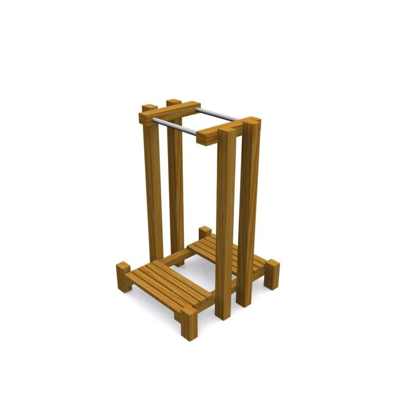 Pull-Up Bar FW06 – Outdoor Wooden Upper Body Trainer