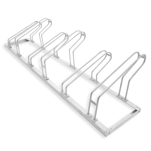 6-Bike Parking Rack – Heavy-Duty Galvanized Steel (40x210 cm)