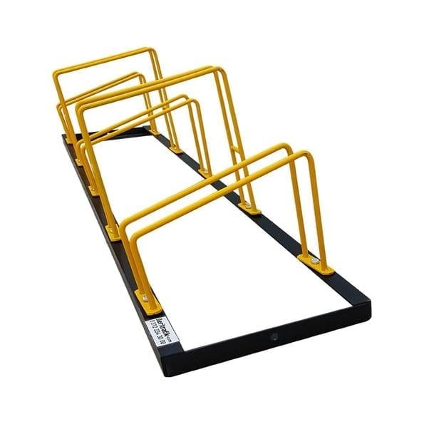 5-Bike Parking Rack – Powder Coated Steel, Dual-Sided (40x187.5 cm)