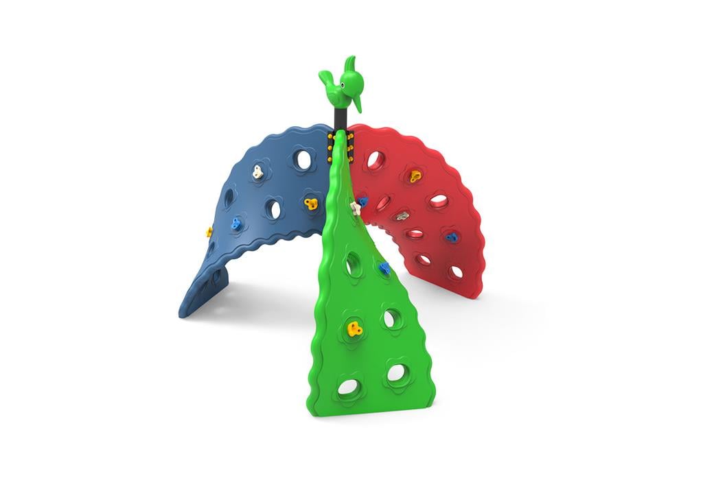 Triple Twisted Climbing Frame | Playground Equipment – 300x300 cm