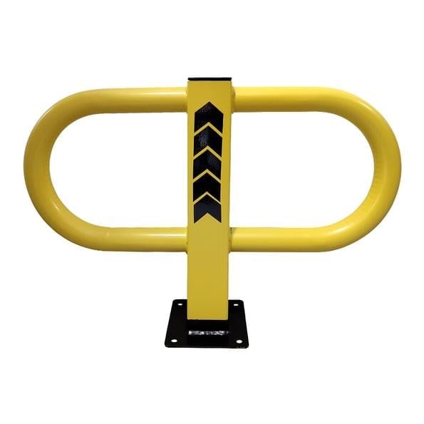 Combo Bike & Motorcycle Parking Stand – 2-Slot Yellow-Black Rack
