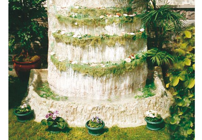 Decorative Fountain h130 cm – Pamukkale-Themed Water Feature