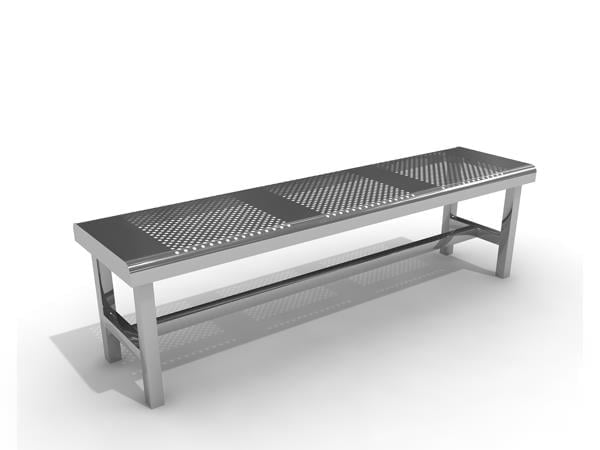 Stainless Steel Park Bench – Special Design for Outdoor Use
