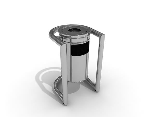 Stainless Steel Indoor Waste Bin – Side Access 18L (60 cm Height)