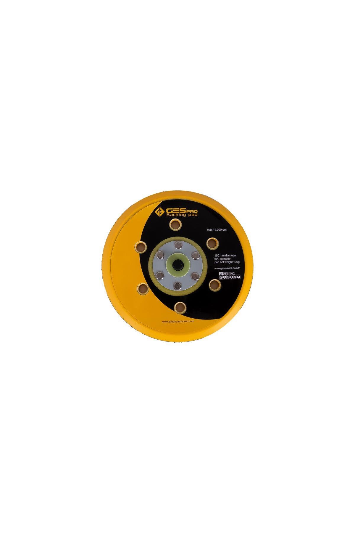 Ges Pro Sp6V6 150mm Zımpara Makinesi Tabanı 6 Delik