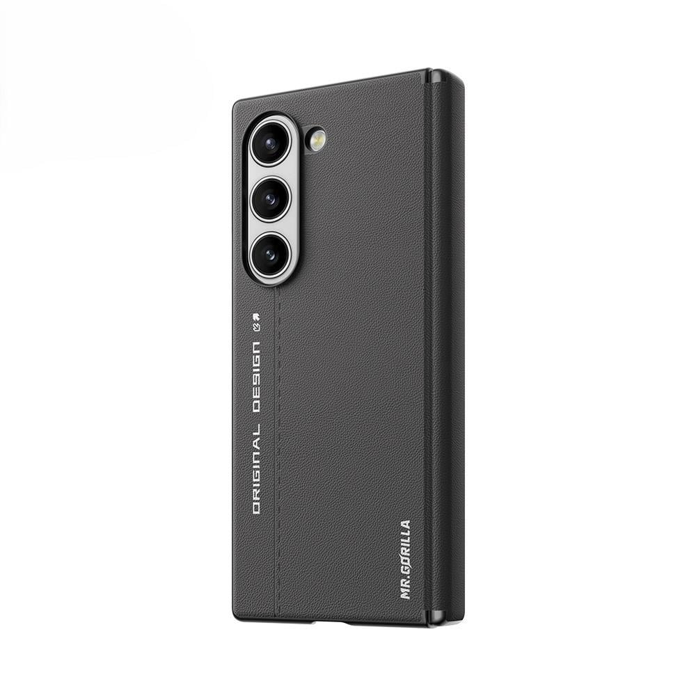 BLUEO FOLD 6 PREMİUM PU DERİ FOLDİNG TELEFON KILIFI SİYAH