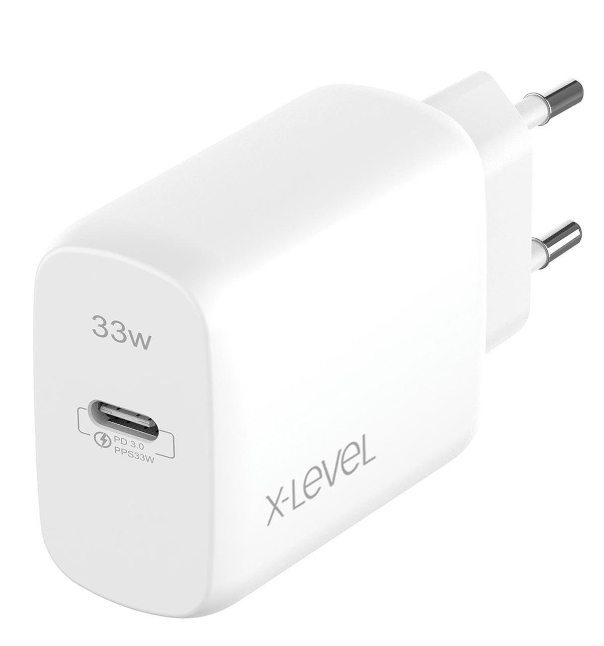X-Level X-Chargersmartpro 33W Hızlı Şarj Aletı Beyaz