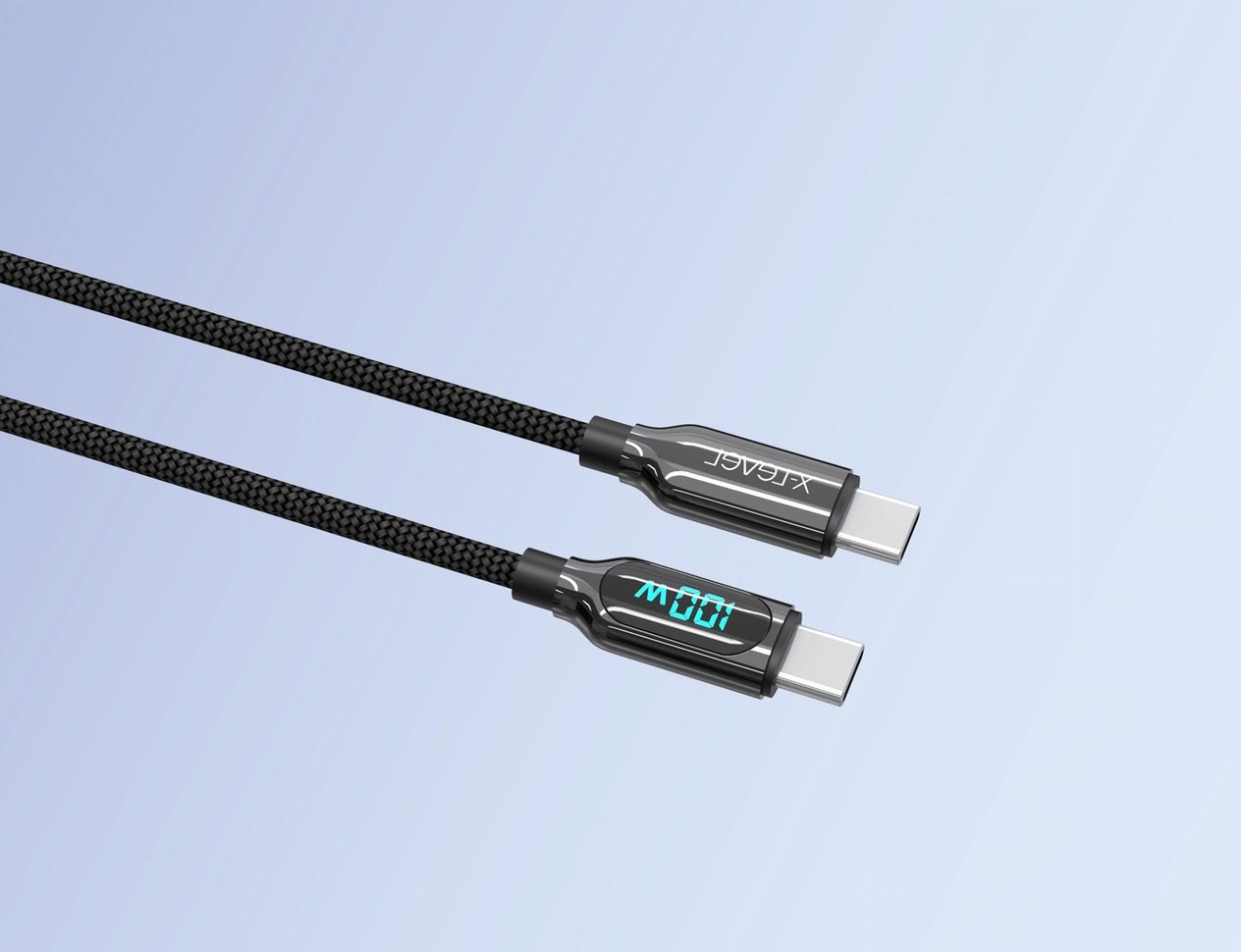X-Level Xcc8406 X-Powerdigi Usb-C To Usb-C Digital Göstergeli Kablo 100W 5A